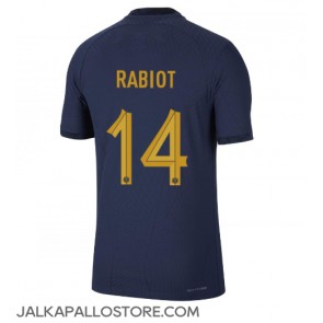 Ranska Adrien Rabiot #14 Kotipaita MM-kisat 2022 Lyhythihainen